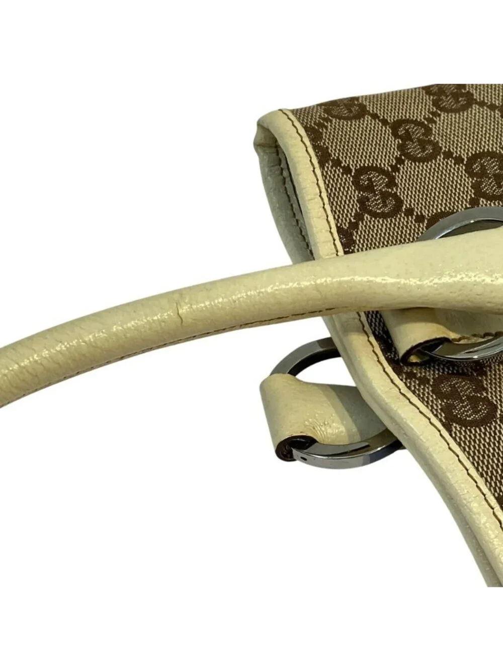 Gucci GG Canvas Tote Bag Beige